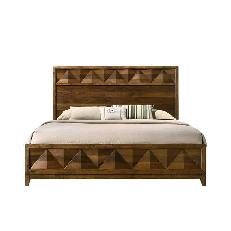 Acme Furniture Delilah Panel Queen Bed in Walnut 27640Q image