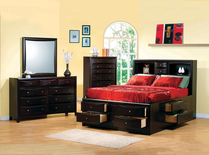 G200413 Eastern King Bed Deep Cappuccino - Urban Living Furniture (Los Angeles, CA)