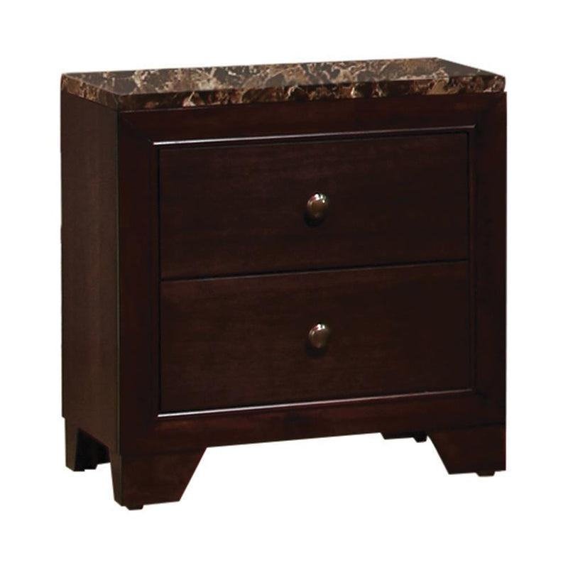 Conner Casual Two-Drawer Nightstand