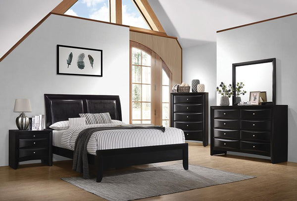 Briana Black King Five-Piece Bedroom Set image