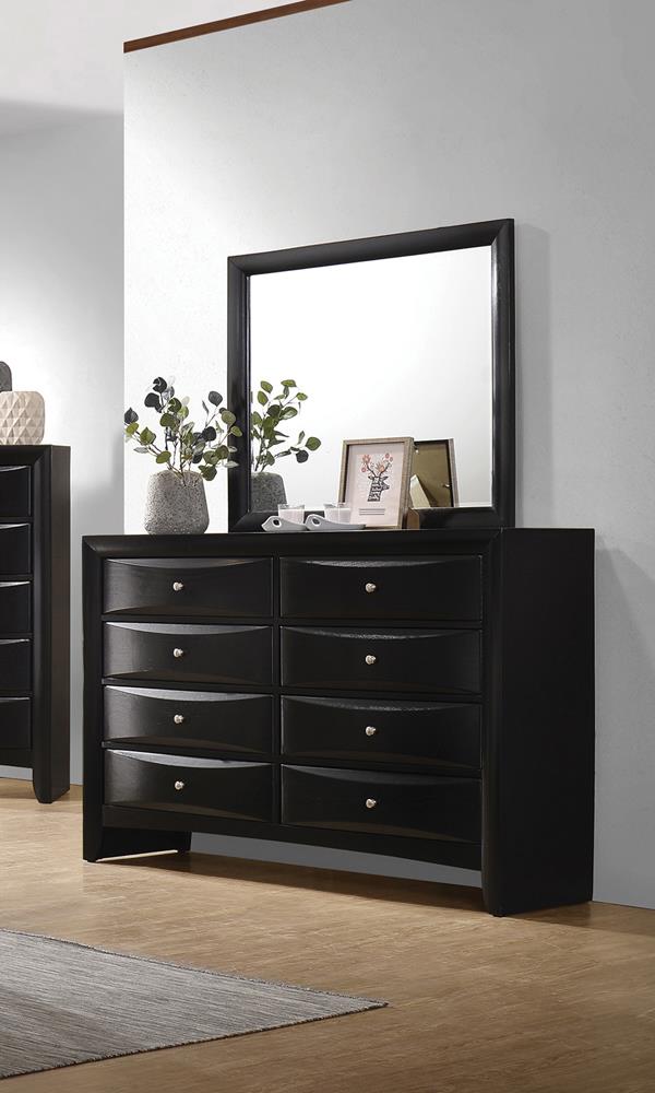 Briana Black Dresser Mirror - Urban Living Furniture (Los Angeles, CA)