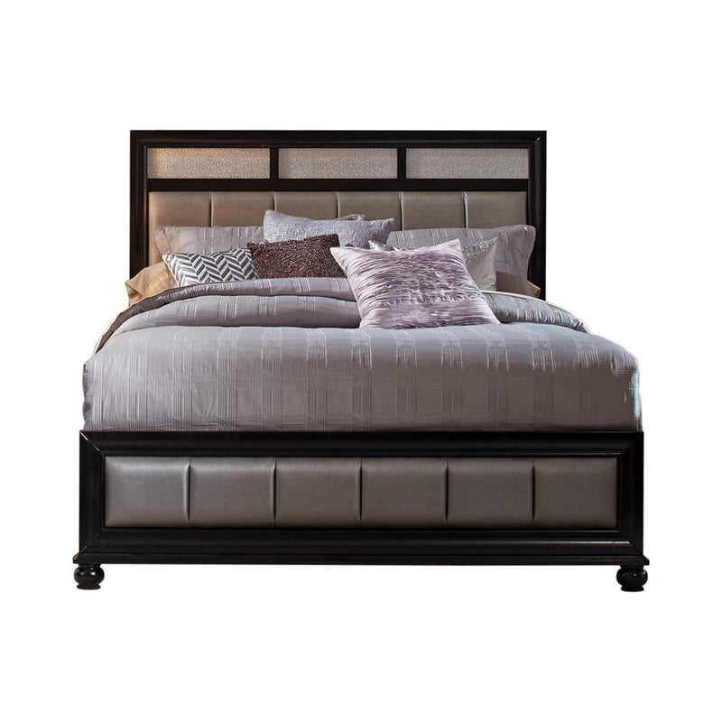 Barzini Transitional Eastern King Bed - Urban Living Furniture (Los Angeles, CA)