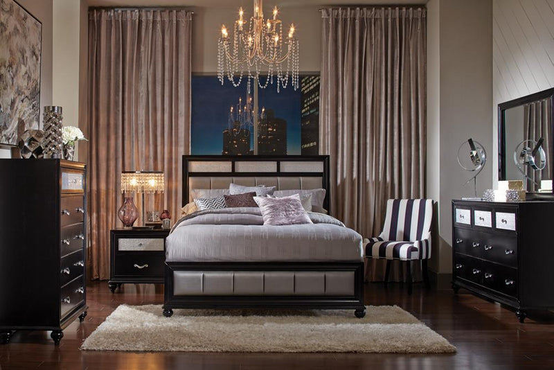 Barzini Transitional California King Bed - Urban Living Furniture (Los Angeles, CA)