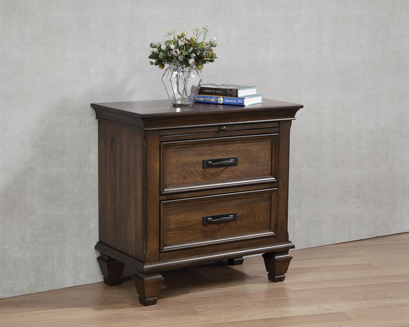 Franco Two-Drawer Nightstand With Tray - Urban Living Furniture (Los Angeles, CA)