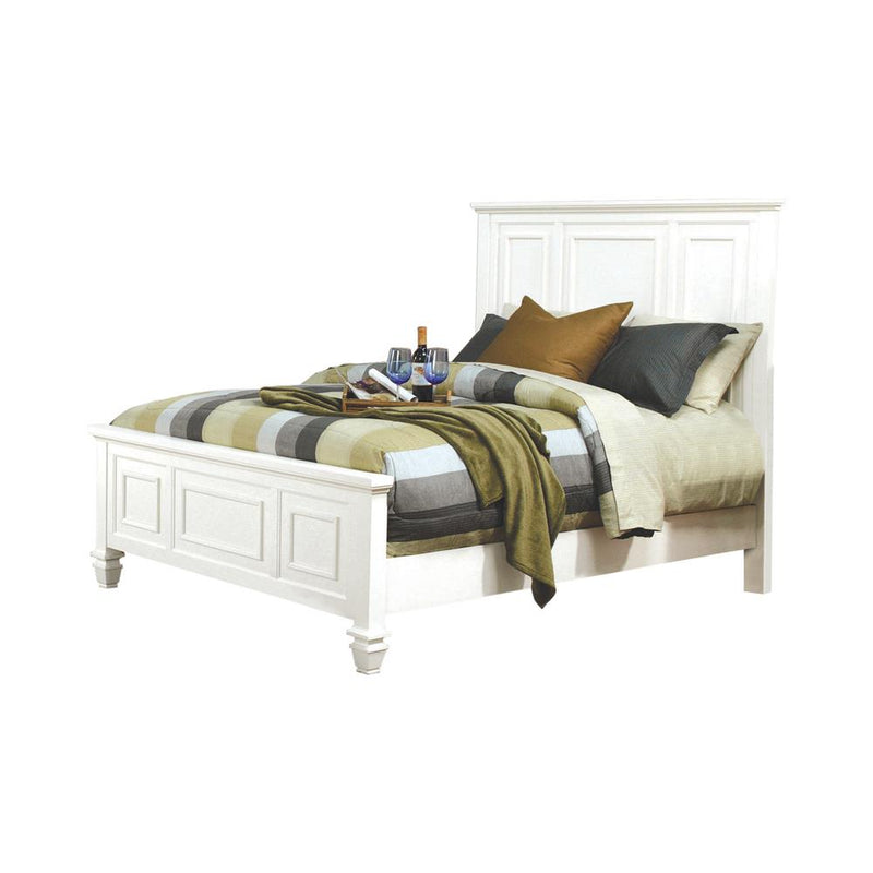 Sandy Beach White Eastern King Bed - Urban Living Furniture (Los Angeles, CA)