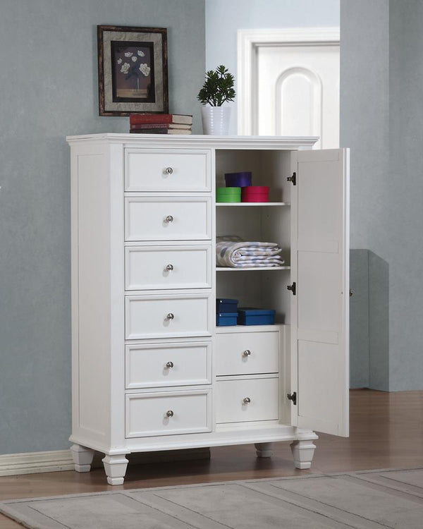 Sandy Beach Door Dresser With Concealed Storage image