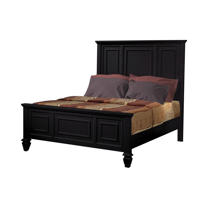 Sandy Beach Black California King Bed - Urban Living Furniture (Los Angeles, CA)