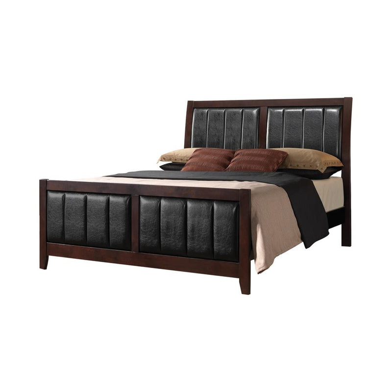 Carlton Transitional Cappuccino Eastern King Bed - Urban Living Furniture (Los Angeles, CA)