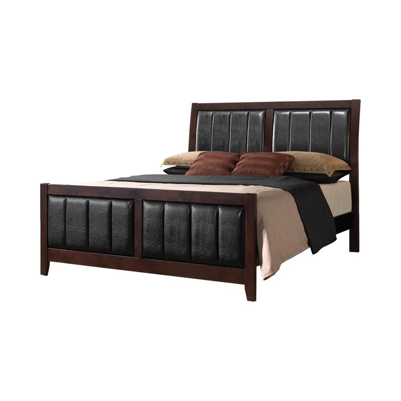 Carlton Transitional Cappuccino Queen Bed - Urban Living Furniture (Los Angeles, CA)