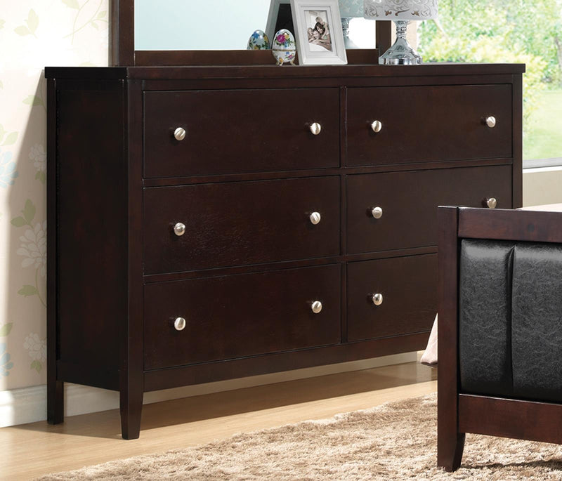 Carlton Cappuccino Six-Drawer Dresser image