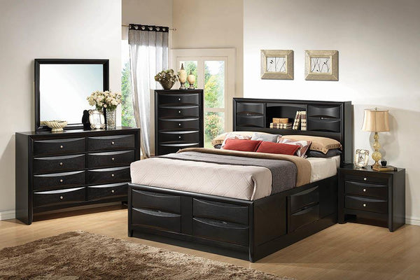 Briana Transitional Black California King Bed image