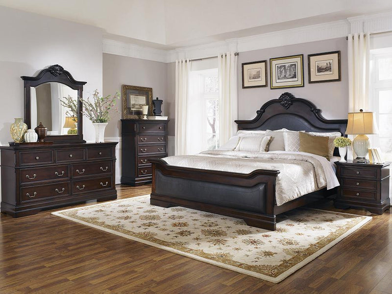 Cambridge Traditional Dark Brown Eastern King Four-Piece Set image