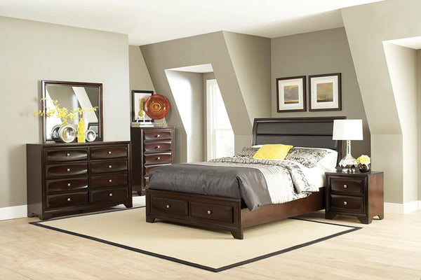 Jaxson Transitional Cappuccino California King Bed image