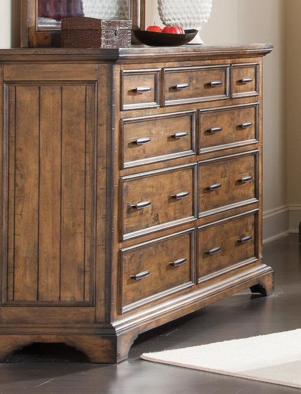 Elk Grove Rustic Nine-Drawer Dresser image