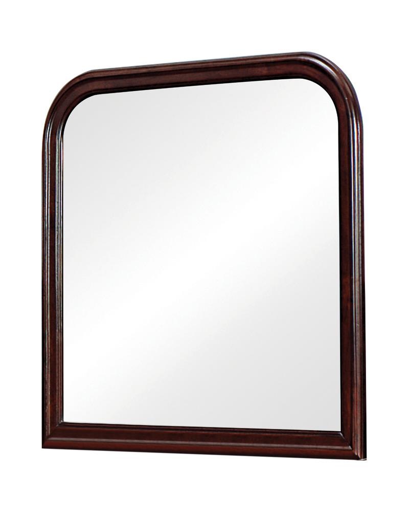 Louis Philippe Red Brown Dresser Mirror