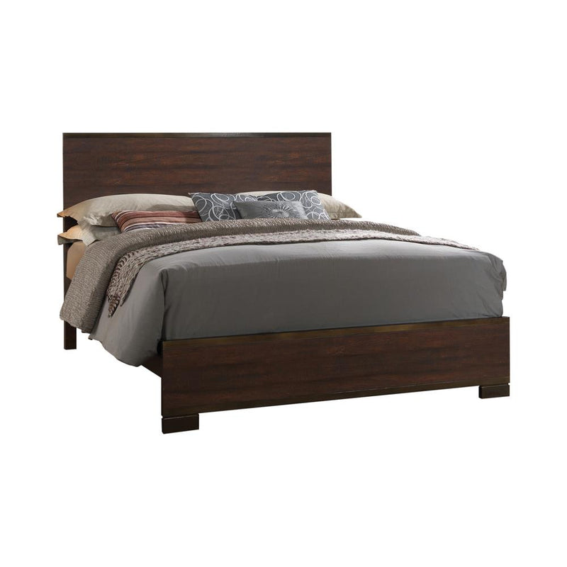 Edmonton Transitional Rustic Tobacco Eastern King Bed - Urban Living Furniture (Los Angeles, CA)