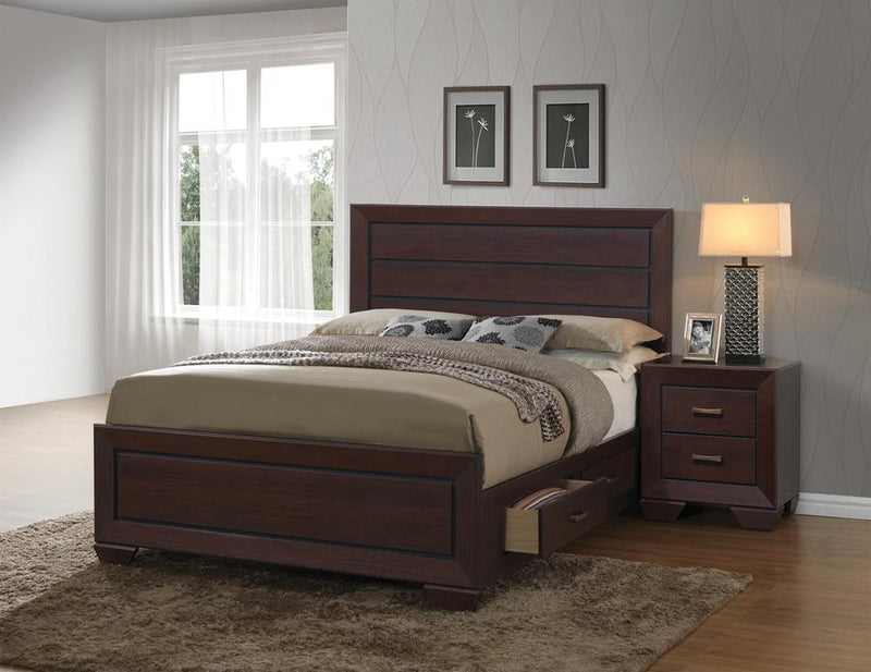 Fenbrook Transitional Dark Cocoa Eastern King Bed - Urban Living Furniture (Los Angeles, CA)