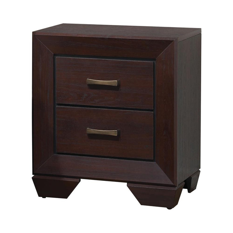 Fenbrook Dark Cocoa Two-Drawer Nightstand - Urban Living Furniture (Los Angeles, CA)