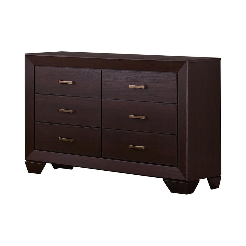 Fenbrook Dark Cocoa Six-Drawer Dresser