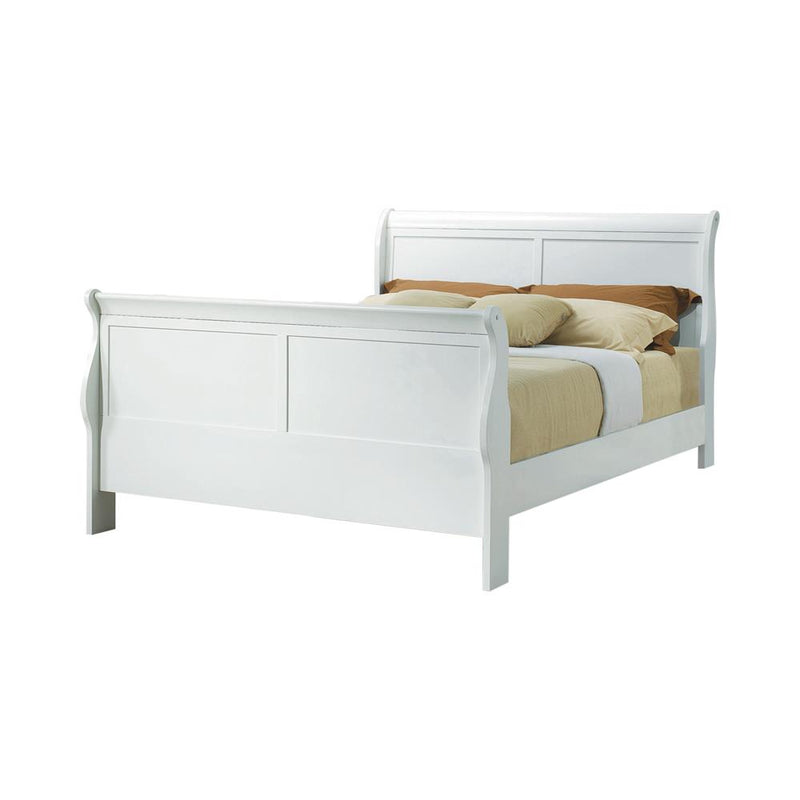 Louis Philippe Traditional Youth White Full Bed - Urban Living Furniture (Los Angeles, CA)