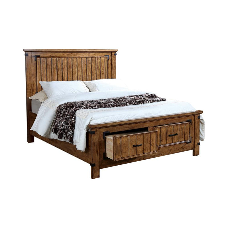 G205263 Brenner Rustic Honey California King Bed