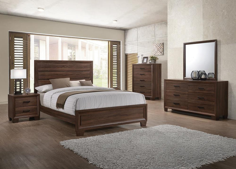 Brandon Transitional Medium Brown Eastern King Bed - Urban Living Furniture (Los Angeles, CA)