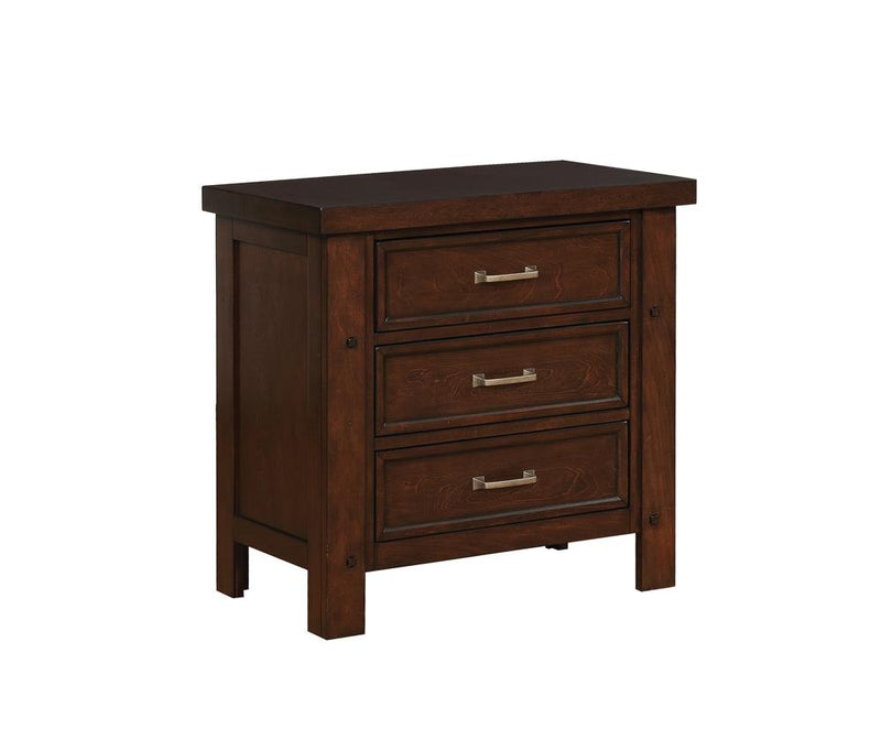 Barstow Transitional Pinot Noir Nightstand - Urban Living Furniture (Los Angeles, CA)