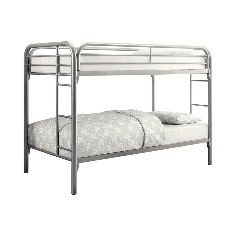 Morgan  Twin-over-Twin Silver Bunk Bed - Urban Living Furniture (Los Angeles, CA)