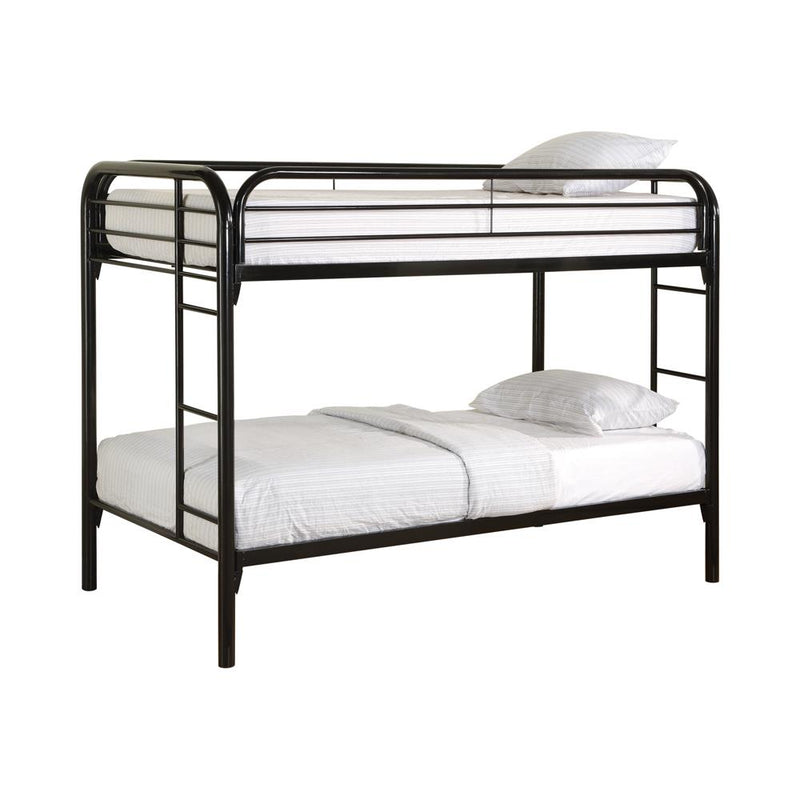 G2256 Contemporary Twin Black Metal Bunk Bed - Urban Living Furniture (Los Angeles, CA)