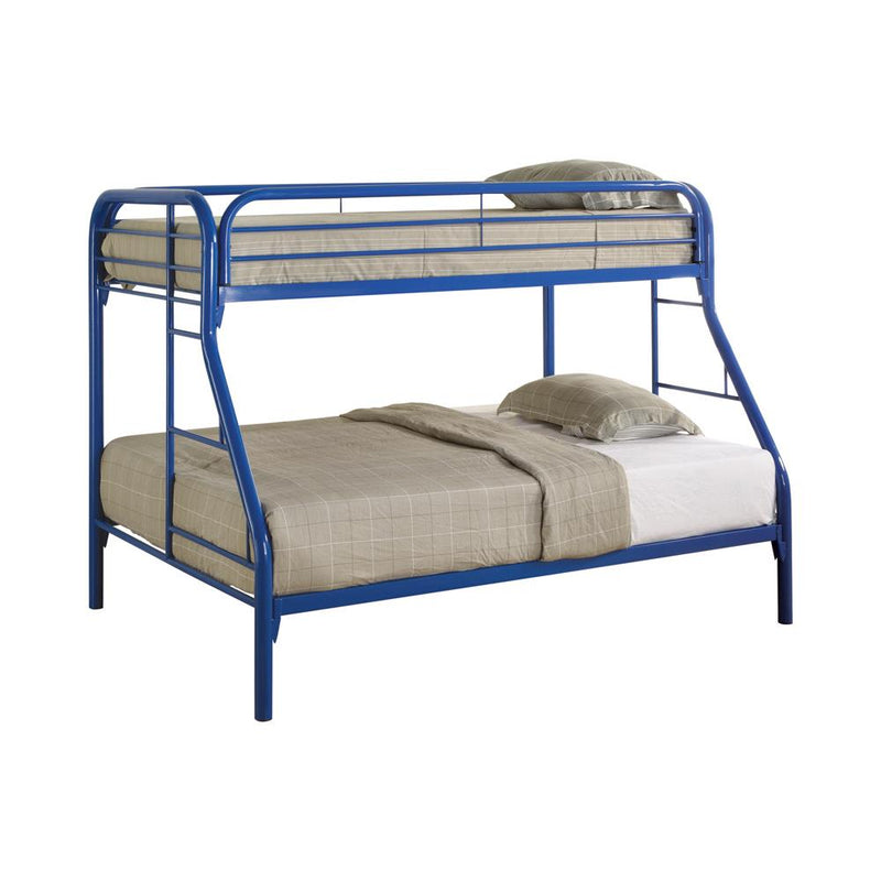 Morgan  Twin-over-Full Blue Bunk Bed - Urban Living Furniture (Los Angeles, CA)