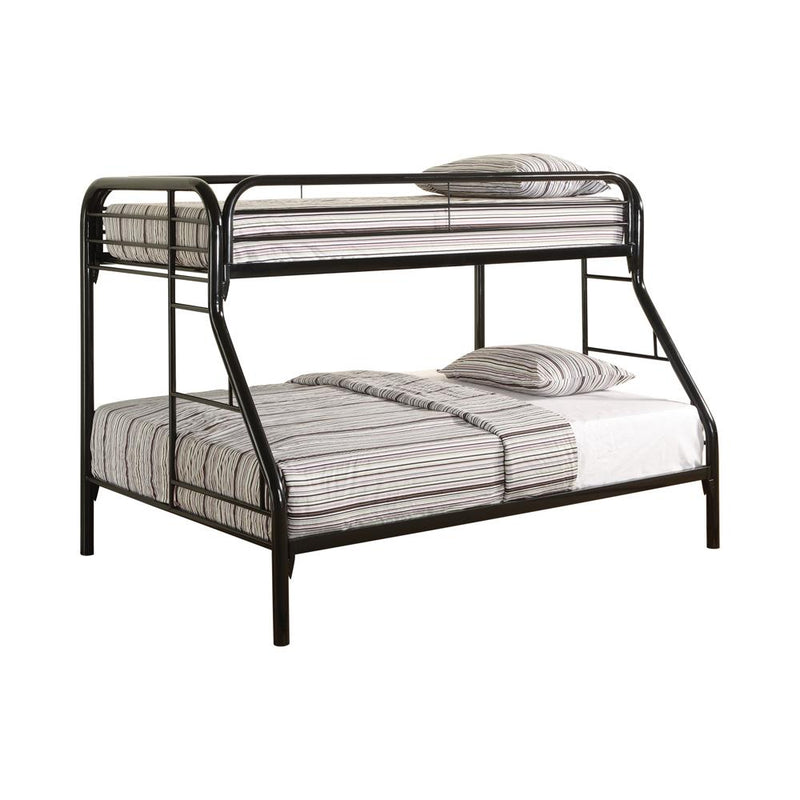 Morgan  Twin-over-Full Black Bunk Bed - Urban Living Furniture (Los Angeles, CA)