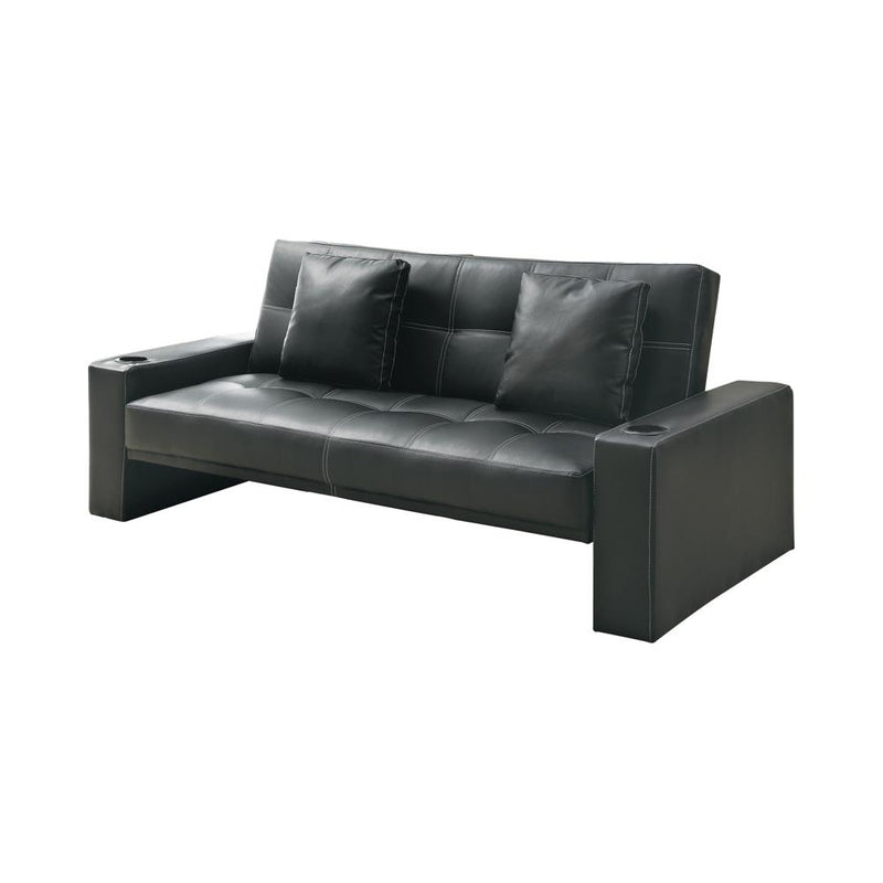 G300125 Contemporary Black Sofa Bed