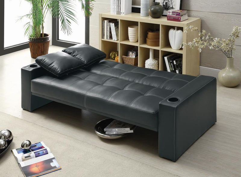 G300125 Contemporary Black Sofa Bed - Urban Living Furniture (Los Angeles, CA)