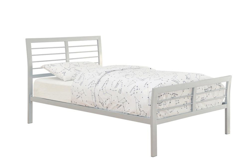 Cooper Contemporary Silver Metal Full Bed - Urban Living Furniture (Los Angeles, CA)