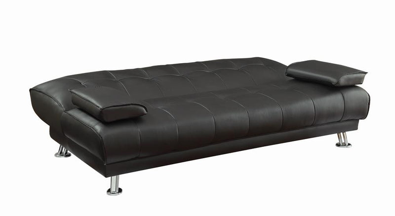 G300205 Contemporary Black and Chrome Sofa Bed - Urban Living Furniture (Los Angeles, CA)