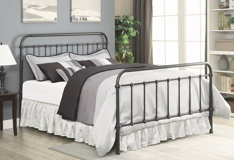 Livingston Transitional Dark Bronze Eastern King Bed image