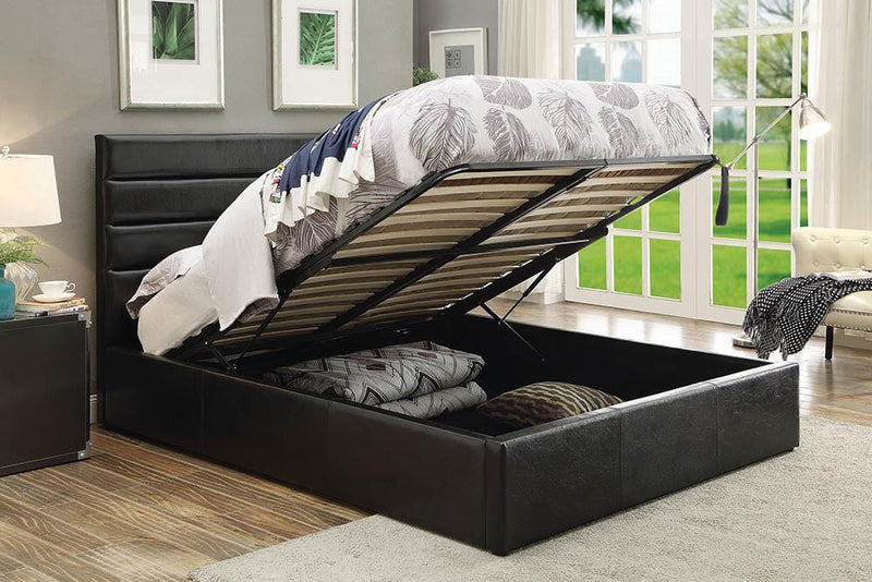 Riverbend Casual Black Queen Storage Bed - Urban Living Furniture (Los Angeles, CA)