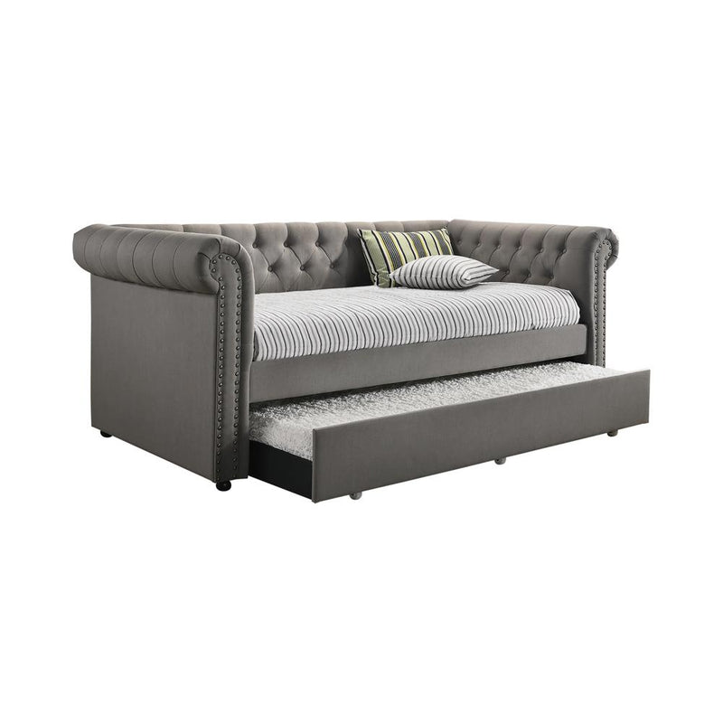 Kepner Grey Chesterfield Daybed - Urban Living Furniture (Los Angeles, CA)