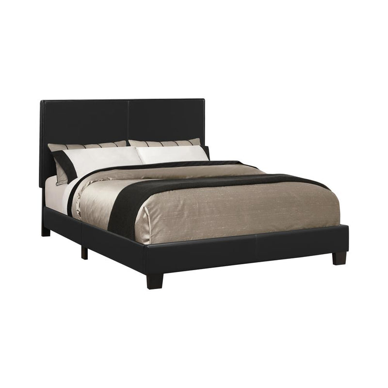 Mauve Upholstered Platform Black Full Bed - Urban Living Furniture (Los Angeles, CA)