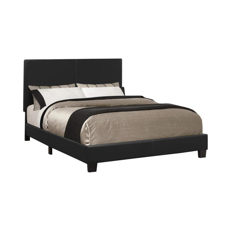 Mauve Upholstered Platform Black Queen Bed - Urban Living Furniture (Los Angeles, CA)