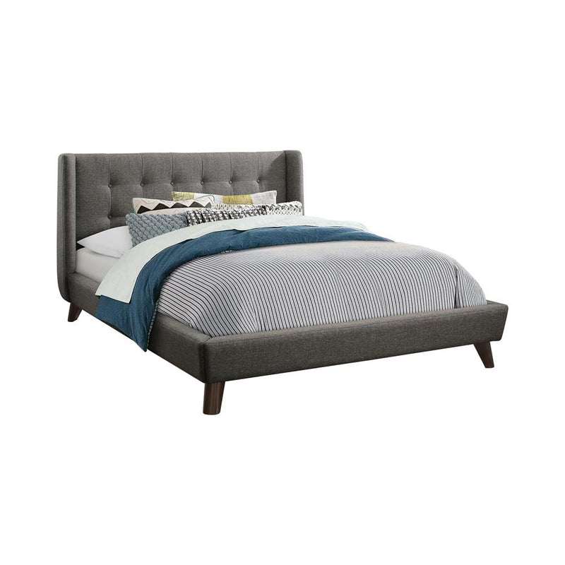 Carrington Grey Upholstered Full Bed - Urban Living Furniture (Los Angeles, CA)