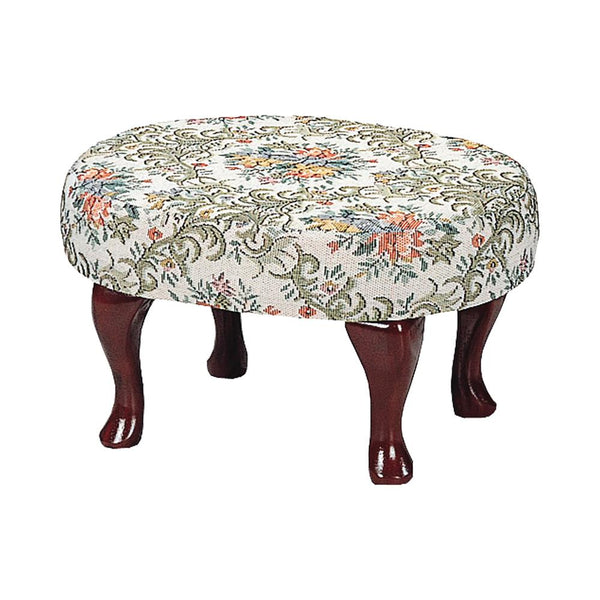 Traditional Floral Foot Stool image