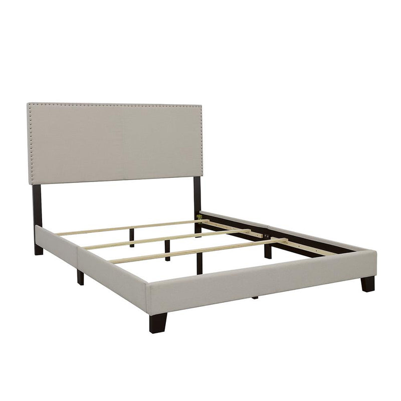 Boyd Upholstered Ivory King Bed image