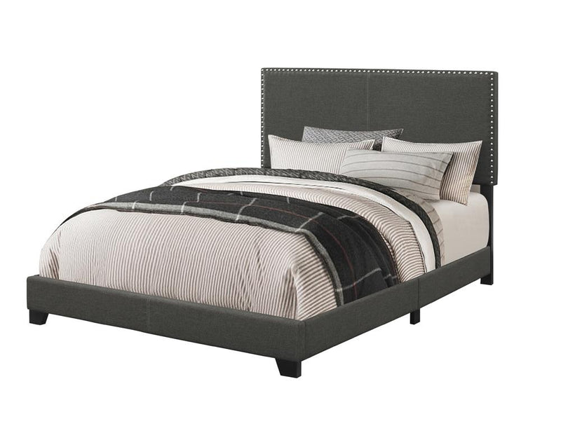 Boyd Upholstered Charcoal Full Bed - Urban Living Furniture (Los Angeles, CA)