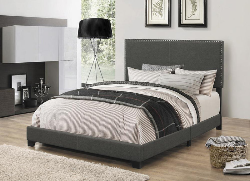 Boyd Upholstered Charcoal King Bed image