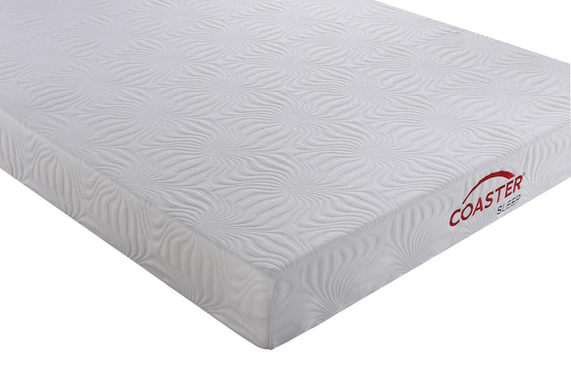 Keegan White 8-Inch Queen Memory Foam Mattress