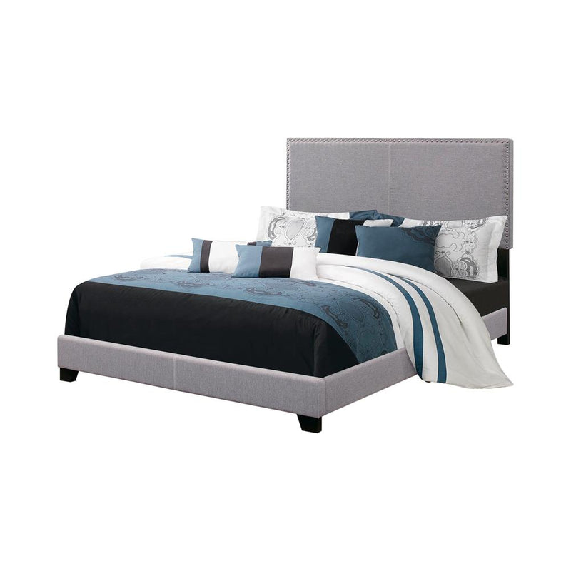 Boyd Upholstered Grey Full Bed - Urban Living Furniture (Los Angeles, CA)