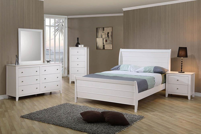 Selena Twin Sleigh Bed image