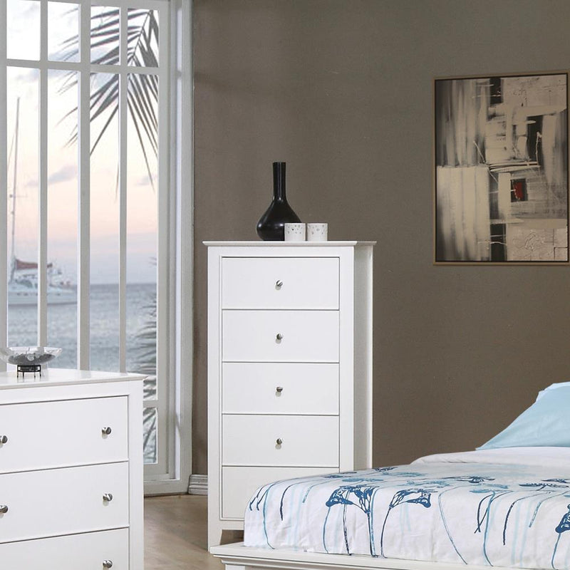 Selena Contemporary White Chest - Urban Living Furniture (Los Angeles, CA)