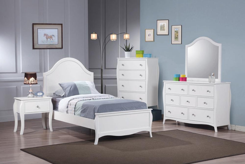 Dominique French Country White Full Four-Piece Set - Urban Living Furniture (Los Angeles, CA)